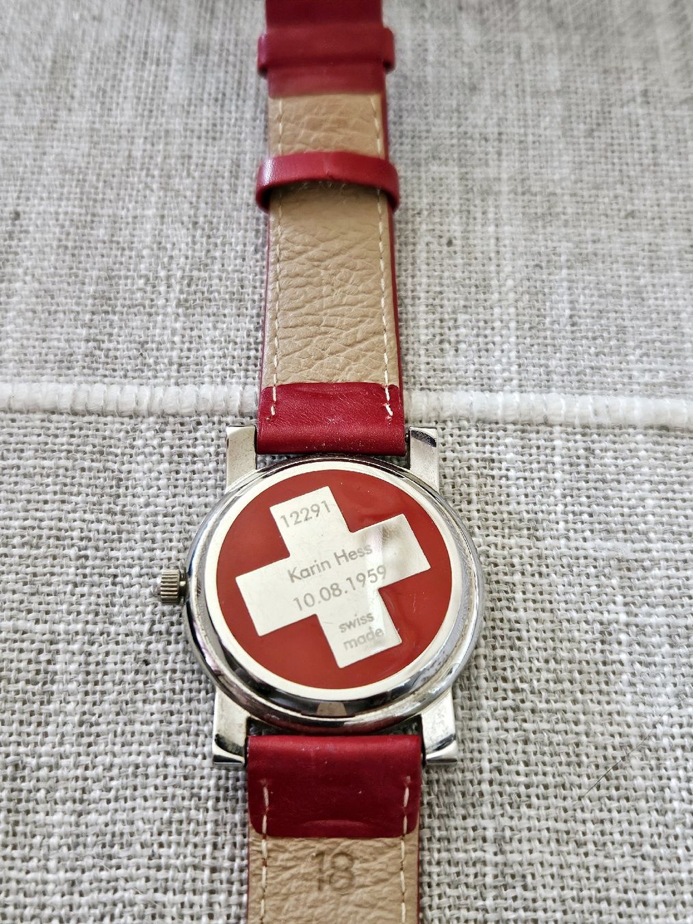 Uhren: montre avec piece de 1.- suise comme cadran – Gebraucht aus la Chaux-de-Fonds von Firenze6 1