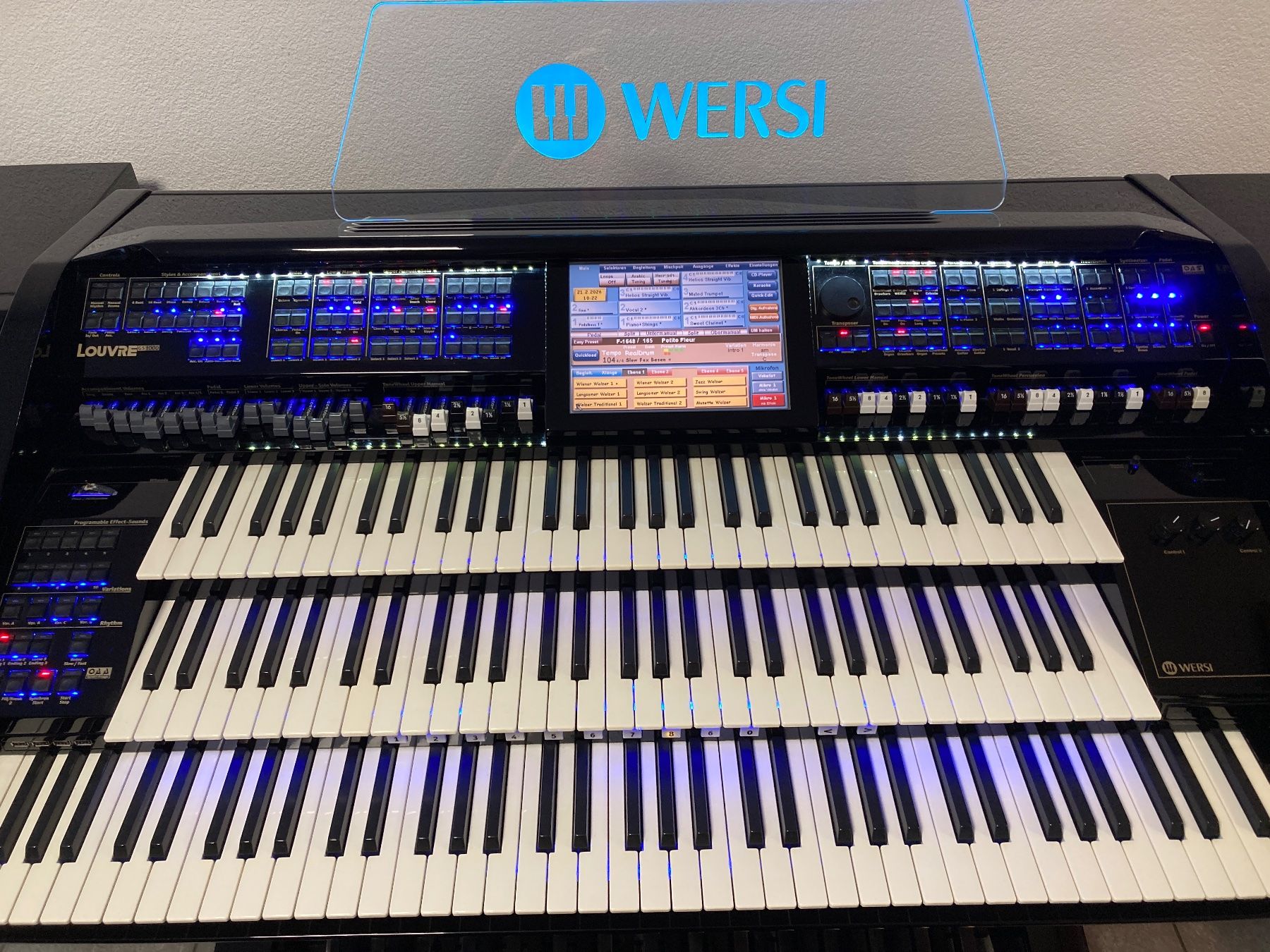 Wersi Musikinstrumente: Orgel WERSI Atlantis/Louvre GS1000 – Gebraucht aus Selzach von Samsonizer 1