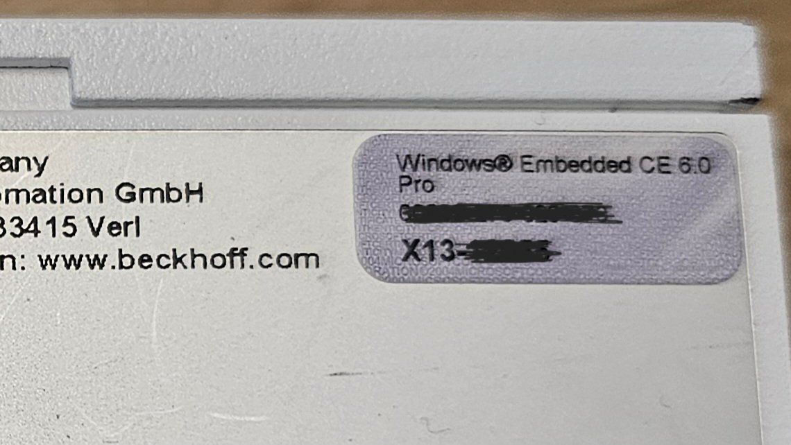 Beckhoff Sistema di controllo: 4Stk. Beckhoff CX5020 Embedded PC's – Usato da Boniswil venduto da LakeSide_Boniswil 7