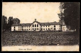 AK Witzwil, Strafanstalt, Frontansicht des Gebäudes