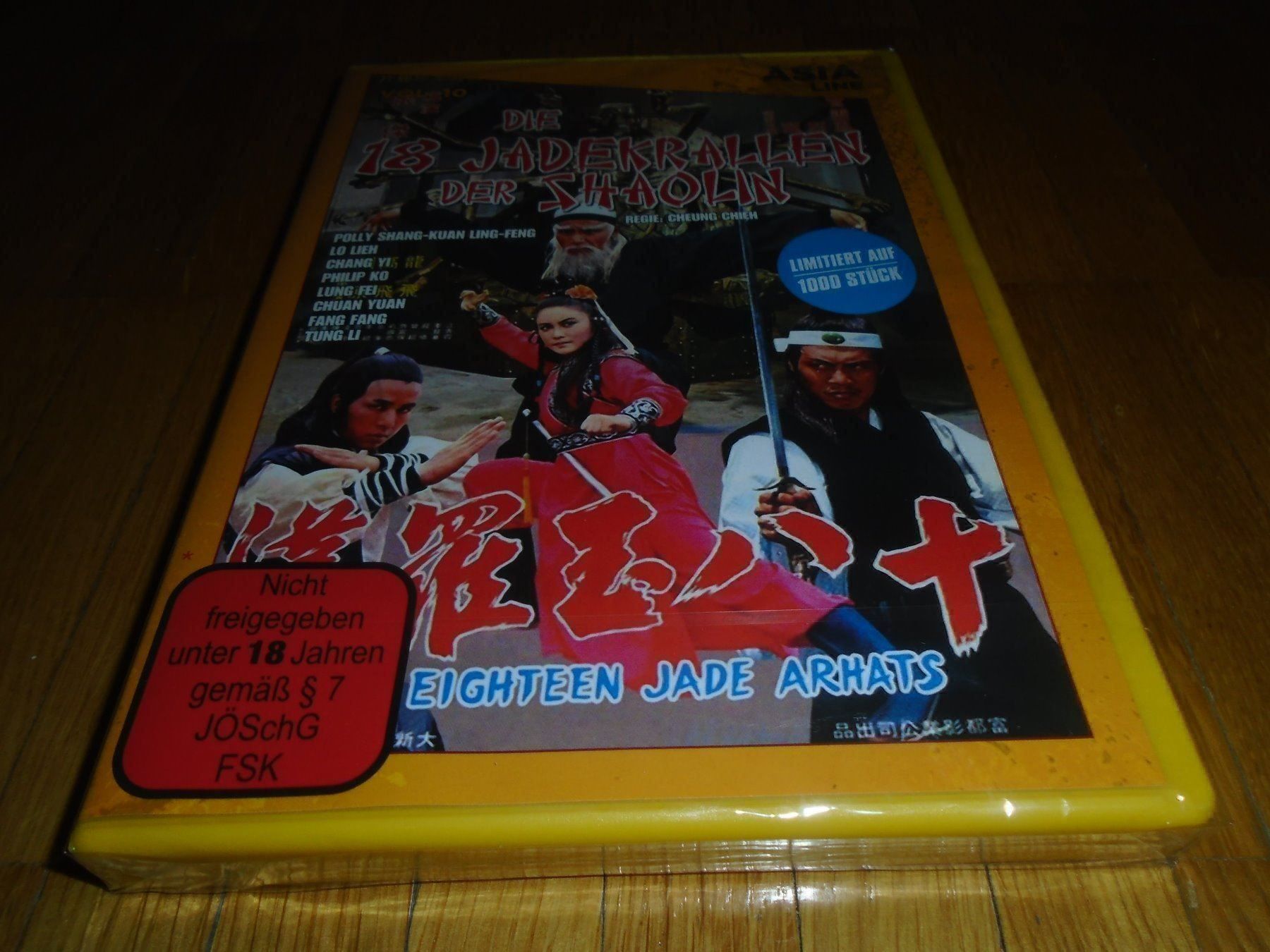 Tous les DVDs: Die 18 Jadekrallen der Shaolin - UNCUT – Neuf avec emballage d'origine à Basel par havsok