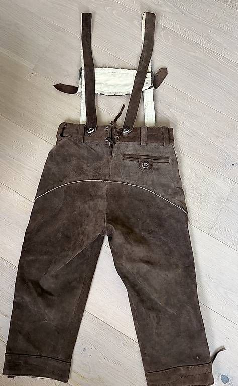 Hosen: Lederhose braun Grösse S – Gebraucht aus Port von libelle1180 1
