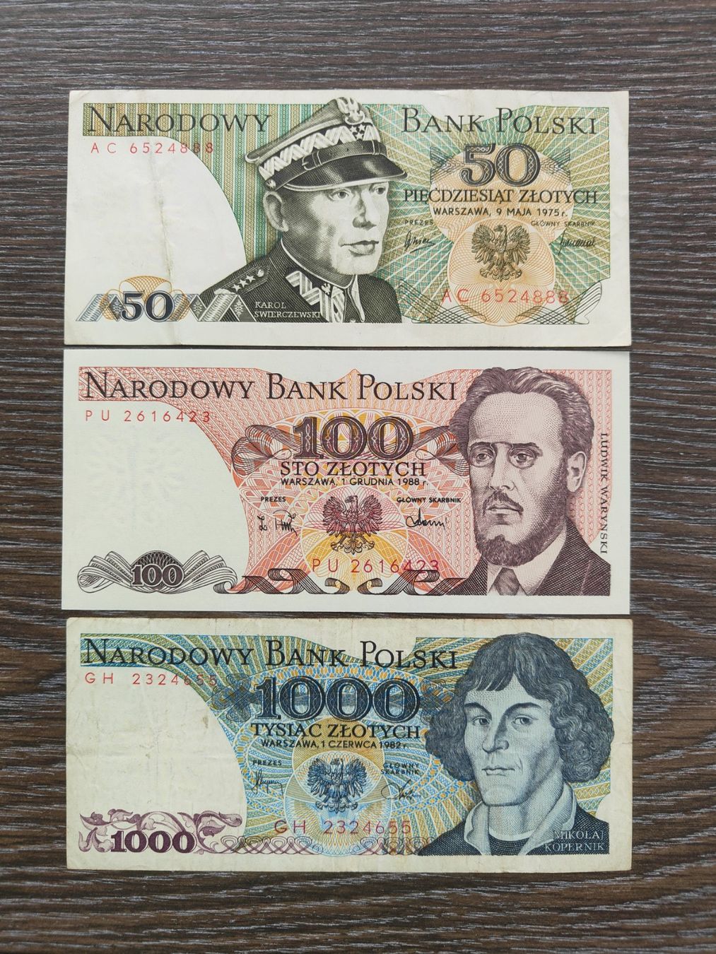 Banknoten: LOT Polen 3 Stück !!!!! – Gebraucht aus Flaach von Lonzo99