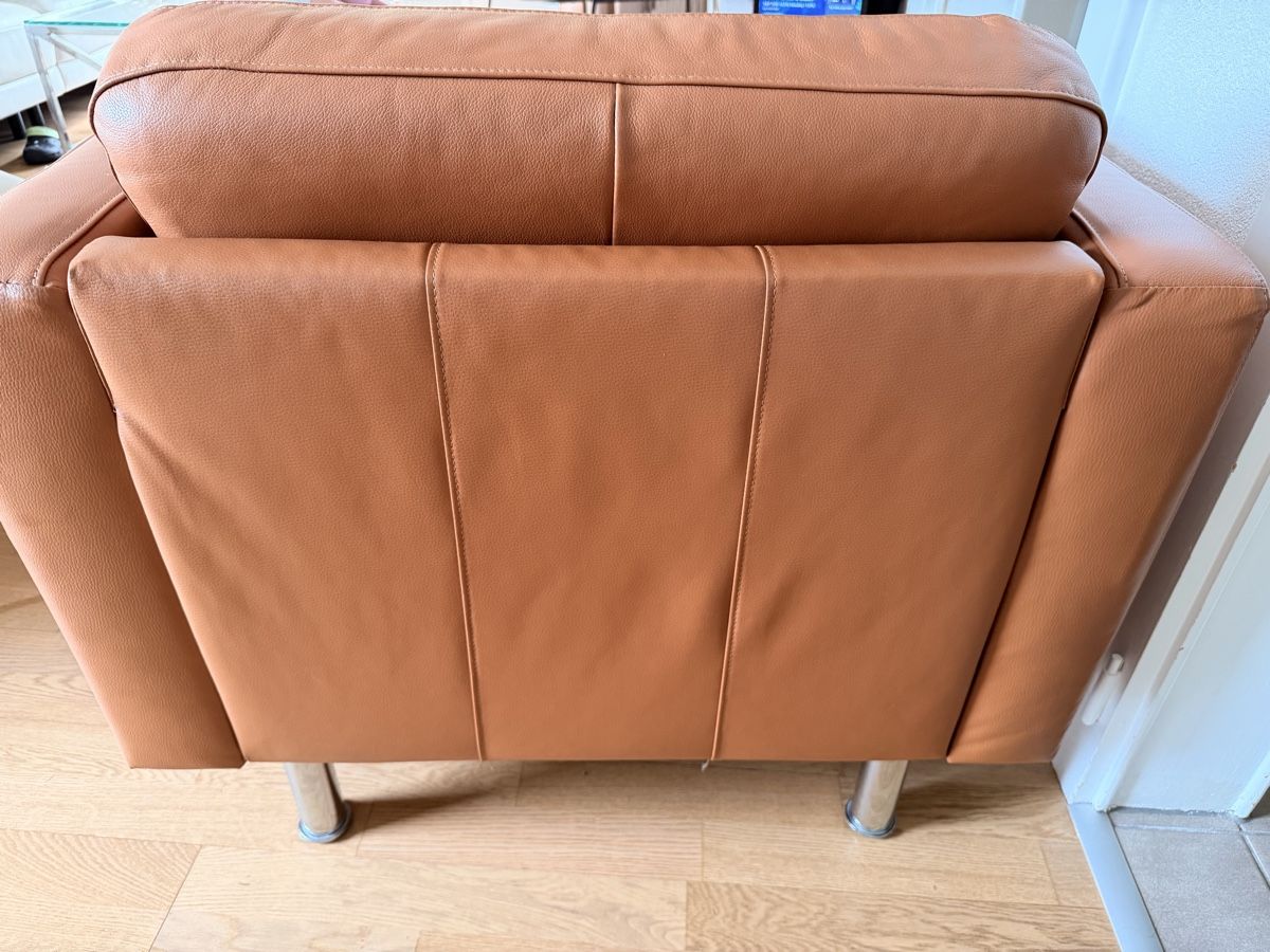 Poltrone: Fauteuil similcuir marron 1 place bon état – Usato da Aubonne venduto da dm2_8mm7 3