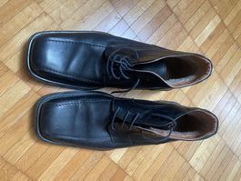 Winter Herrenschuhe, Leder, Schwarz, Grösse 41, Top Zustand