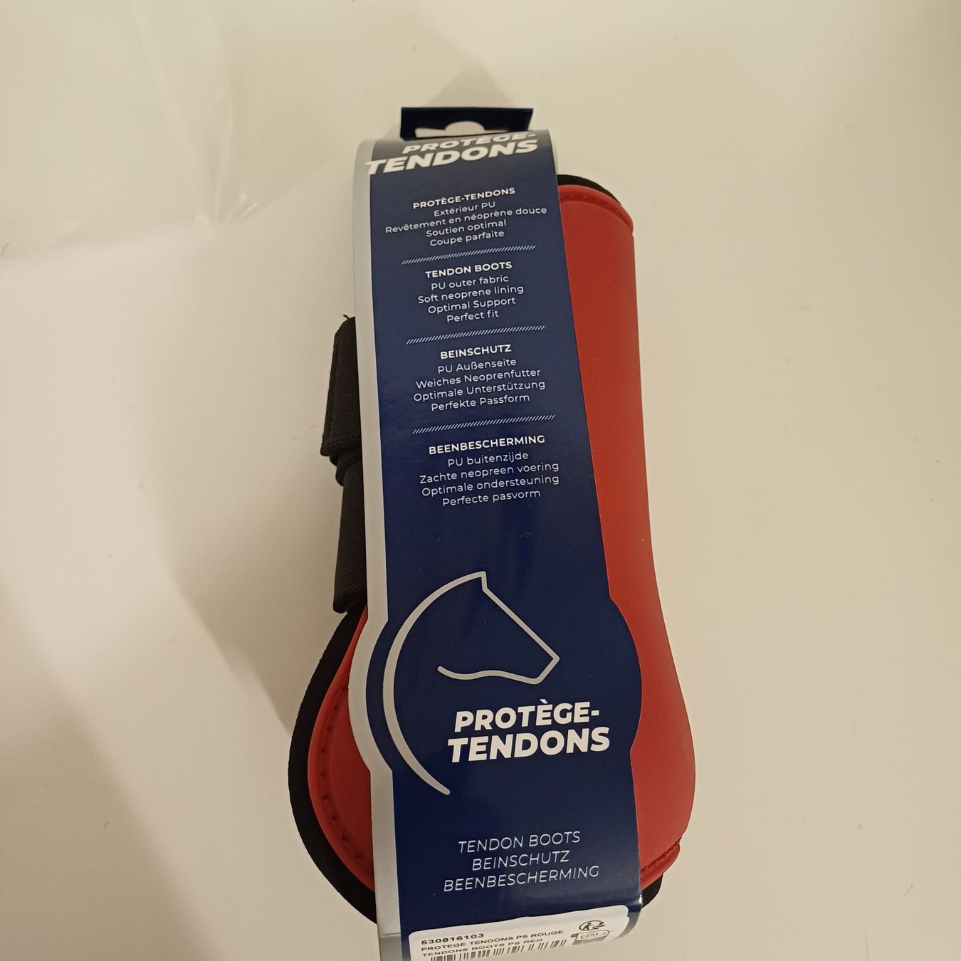 Stinchiere & Fasciature: Protège-tendons cheval rouges, taille pone', NEUF – Nuovo e nell'imballaggio originale da Villeneuve VD venduto da vog_yc5s 1