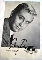 Original Autogrammkarte René Kollo