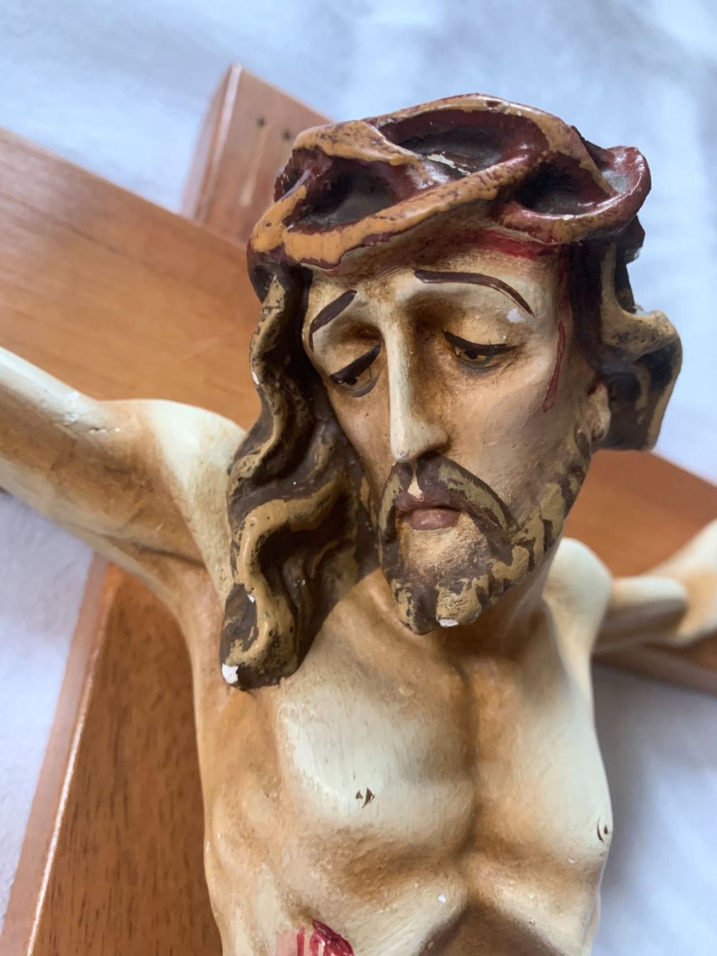Statuette: Kruzifix Holz/Gips – Usato da Stans venduto da Abukadnezar 2