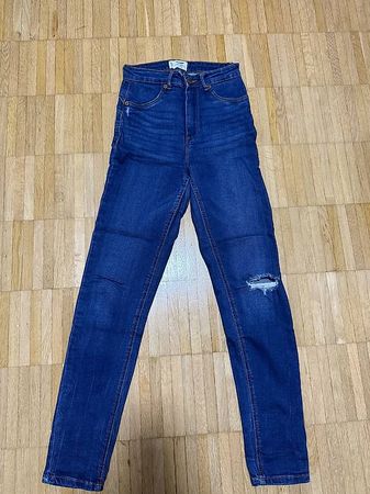 High Waist Skinny Jeans blau (Gr. 34 / XS)