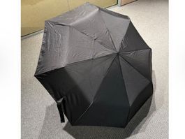 PEARL kompakter Regenschirm Schwarz Mit Öffnungsautomatik