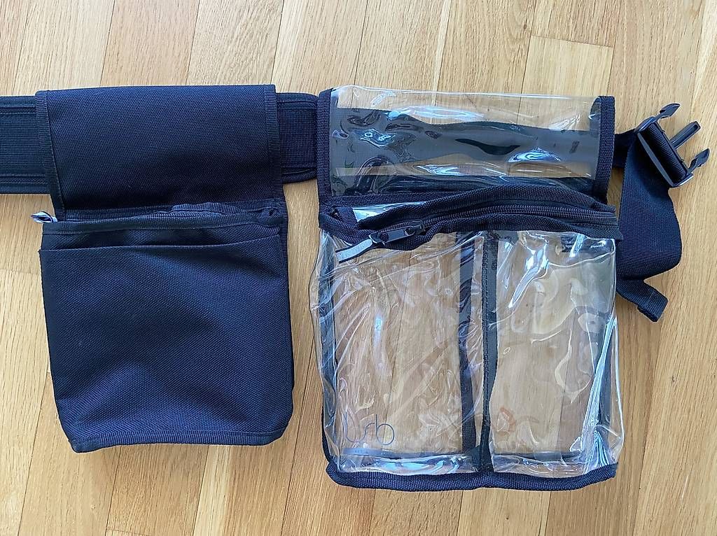 Gürtel: Gürtel mit durchsichtigen Fächern – Gebraucht aus Lengnau BE von reg_lzd2