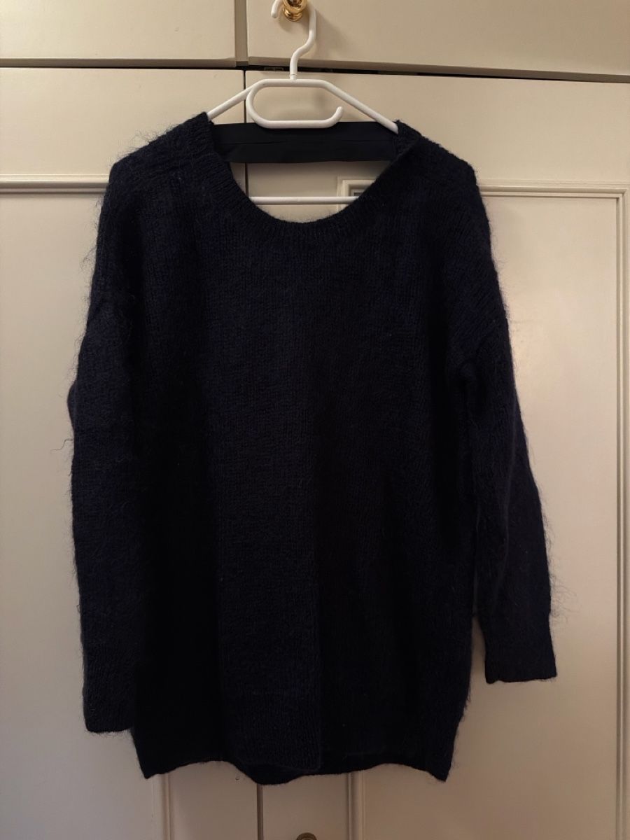 Cos Pullover & Sweatshirts: Pull COS maille mohair bleu marine – Gebraucht aus Lausanne von Pascal9999