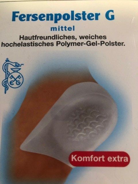 Pediküre: Fersenpolster G gross  Gr. 42 - 56 – Neu und originalverpackt aus Nottwil von Frontal 2