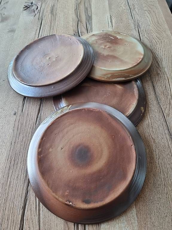 Piatti: 4 Keramik Teller gross, Handarbeit  – Usato da Ostermundigen venduto da d-p73 2
