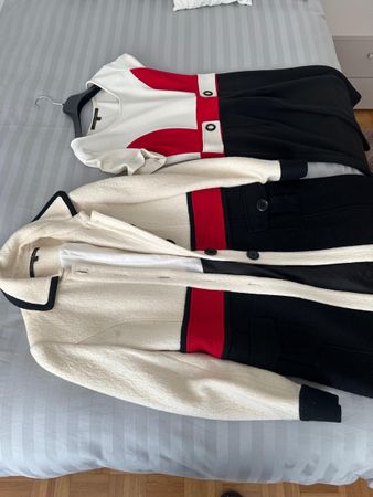 Completo Carolina Morato: cappotto e vestito, taglia 38/40