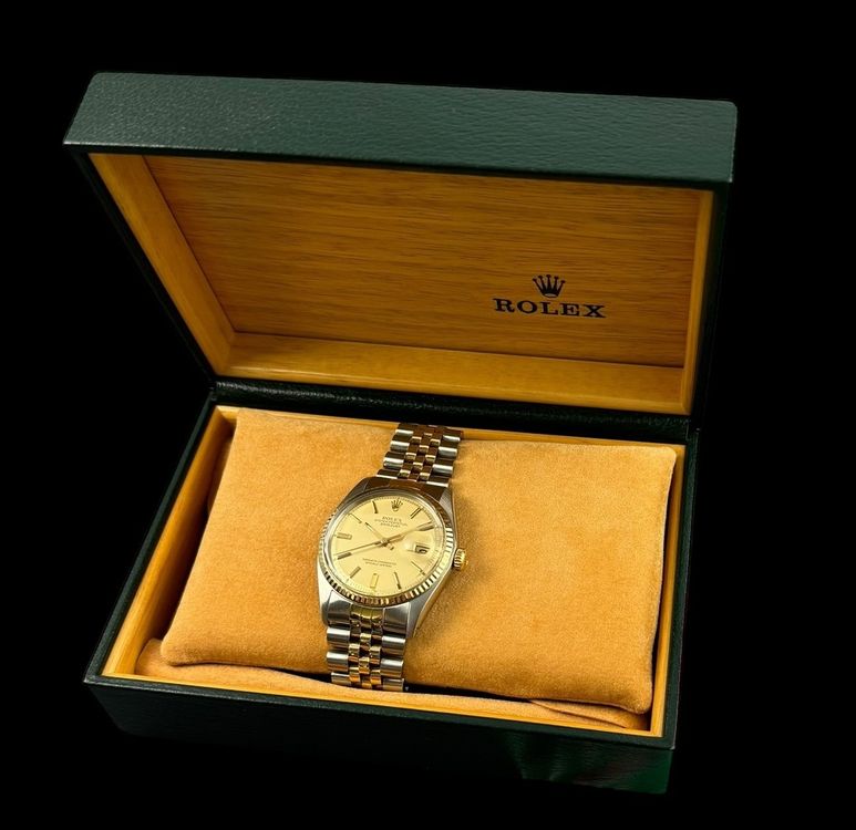 Rolex Orologi: Rolex Date Just Vintage Bicolor 36mm Jahr 1977 *U764 – Usato da Zürich venduto da GalerieInauen 1