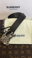 Burberry Ledergürtel mit Ritter-Schnalle