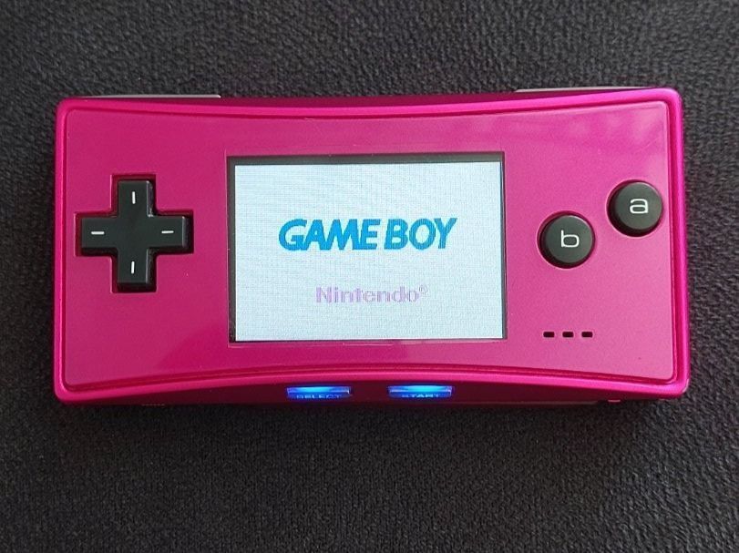 Nintendo Gameboy Micro Rosa + Cartridge mit 999 Spiele (Gebraucht) in ...