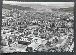 Biel - Bienne, Flugaufnahme mit RMB, ca. 1960