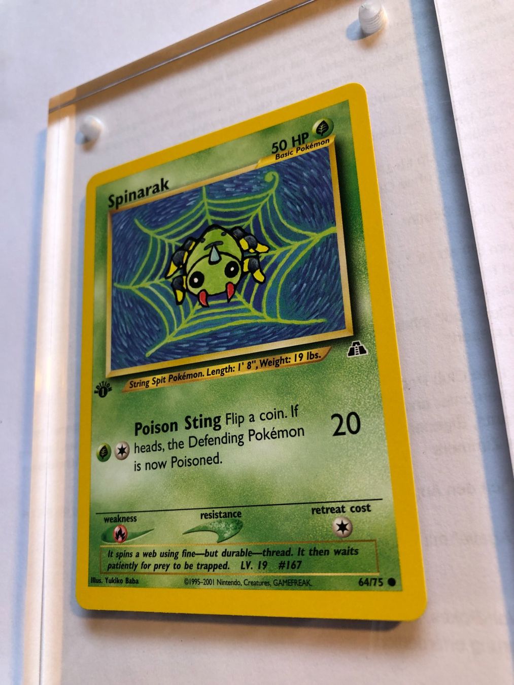 Carte collezionabili: Spinarak 1st Neo Discovery - MINT - ab 1.- – Usato da Giubiasco venduto da dan_pr8b 2