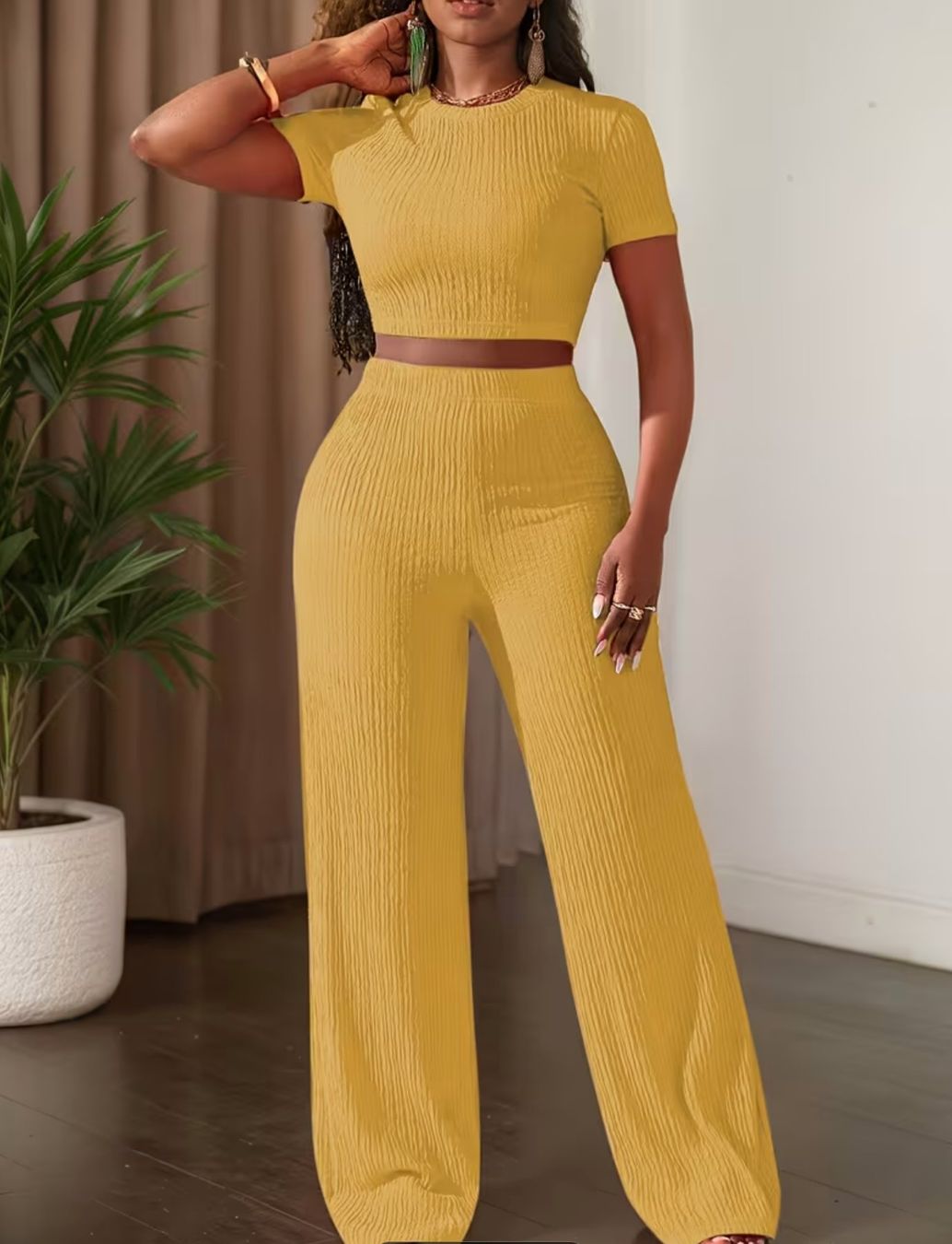 Lotti di vestiti: Damen Lounge-Set mit weiter Hose – Nuovo e nell'imballaggio originale da Reinach BL venduto da Deinfashion 6