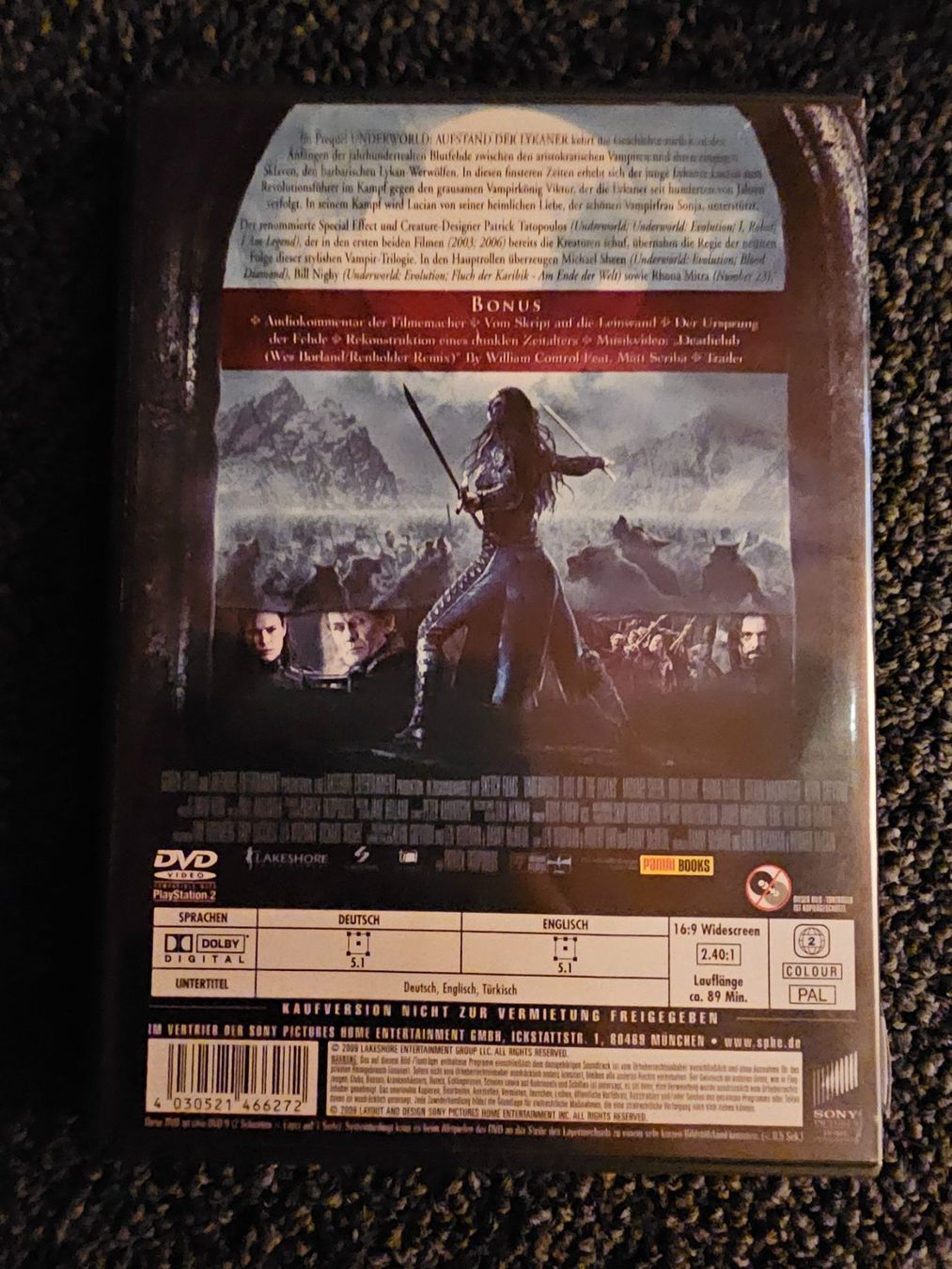 Tutti i DVDs: UNDERWORLD AUFSTAND DER LYRANER(13846) – Usato da Ruswil venduto da M71 1