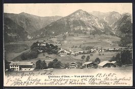 AK Château d'Oex, Vue générale, 1905