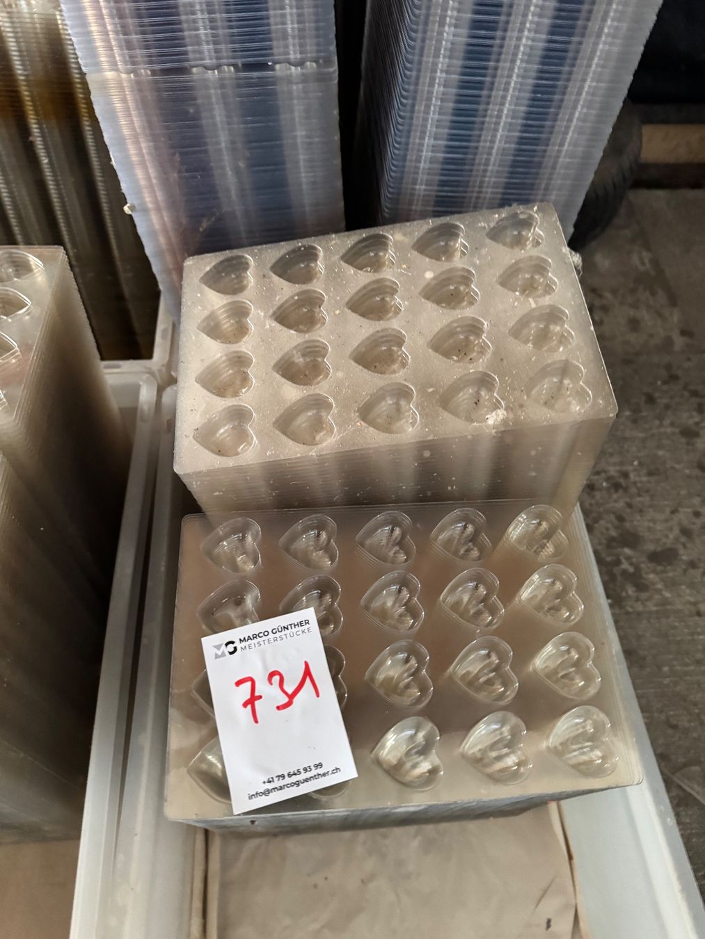 Tutte le decorazioni: 731 Posten Herz Giessformen aus Liquidation – Usato da Derendingen venduto da Meisterstuecke 2