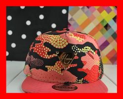 Basecap Camouflage Punkte ROT ORANGE Militär Tarnung Armee