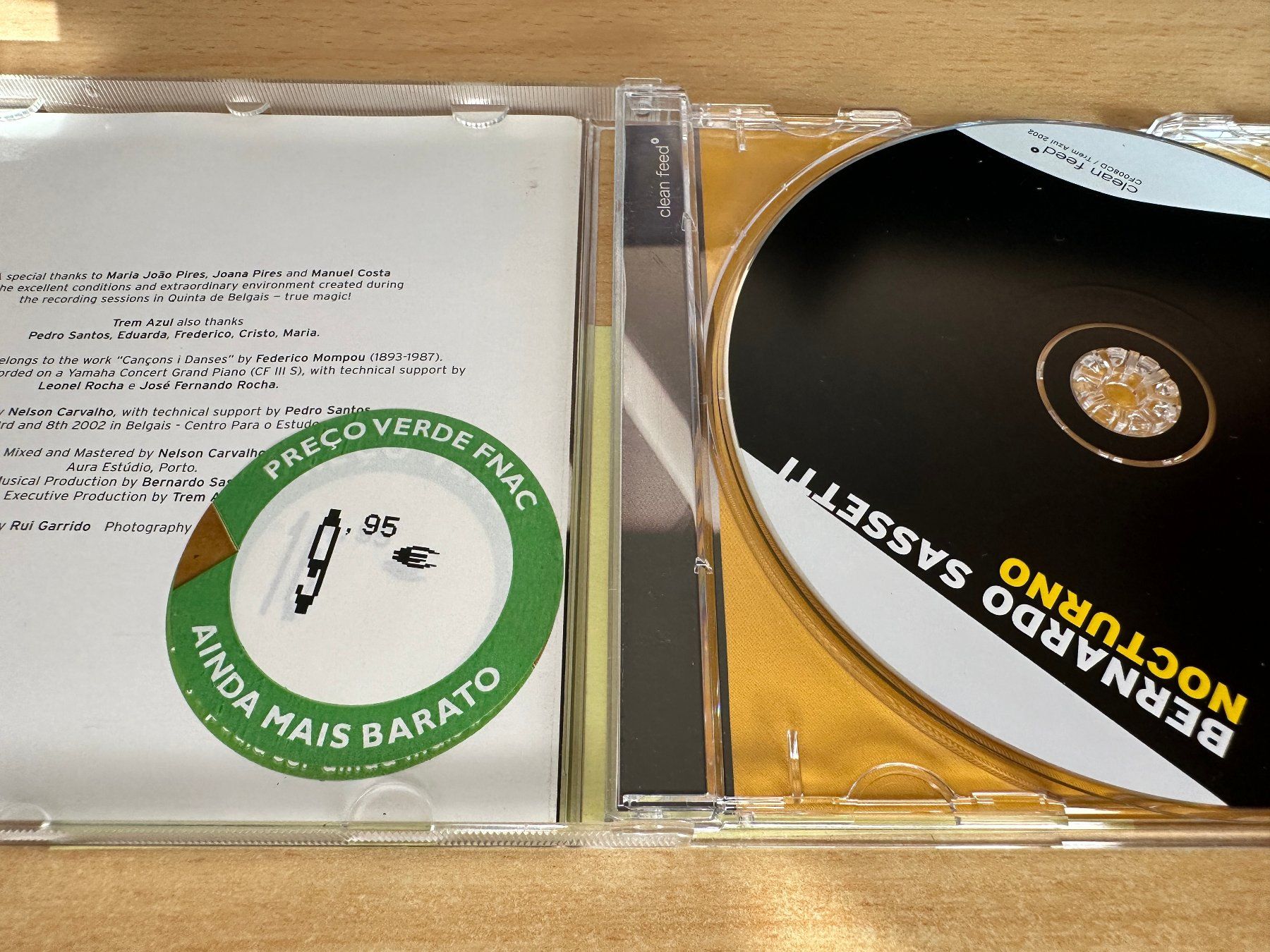 CD: Bernardo Sassetti – Nocturno – Usato da Rikon im Tösstal venduto da Alpenmutz 2