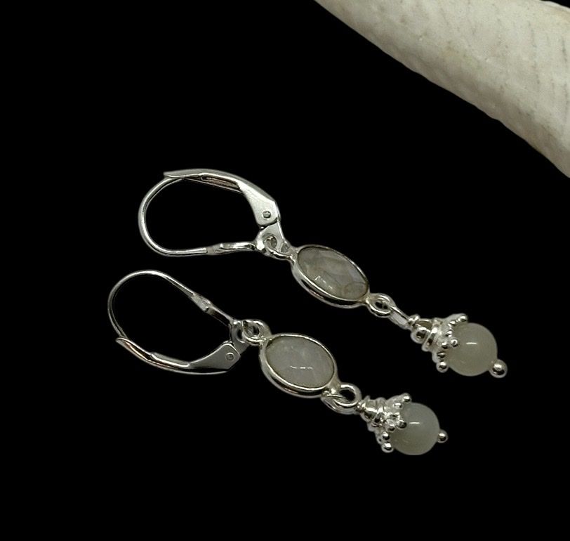 Orecchini pendenti & Orecchini a lobo: Ohrringe mondstein 925 – Nuovo e nell'imballaggio originale da Niederglatt ZH venduto da Silberschmuck-design 2