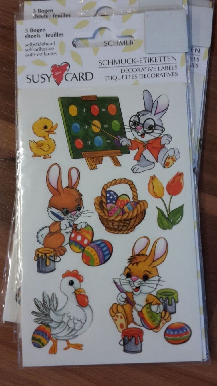 Tutte le decorazioni: Stickerbogen Ostern – Nuovo e nell'imballaggio originale da Schwarzenburg venduto da Flamingo07