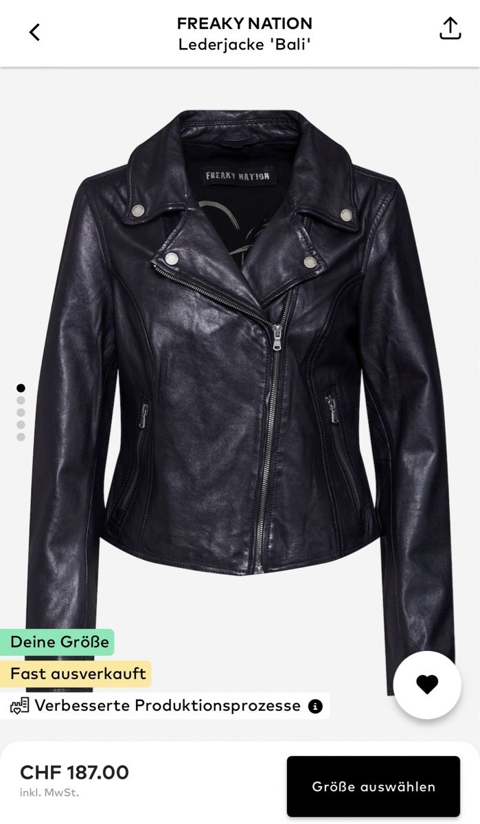 Giacche: Lederjacke schwarz – Nuovo (secondo la descrizione) da Urdorf venduto da fairfashion 3
