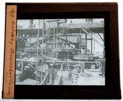 Glasdia Diamanten Wäscherei, Kimberley Südafrika, um 1900