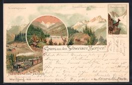 Litho Davos, Hotel Pension Strela, Rhät