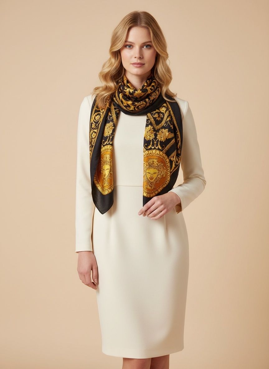 Foulards, Tücher & Schals: SILK SCARF BENETTON 75x75 cm – Gebraucht aus Kastanienbaum von swi_8n56 1
