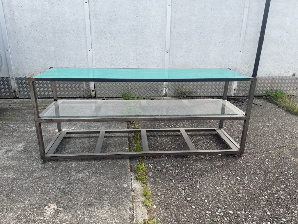 Tavoli: Glastisch aus Metall & Glas Top! – Usato da Bubendorf venduto da Isewalti