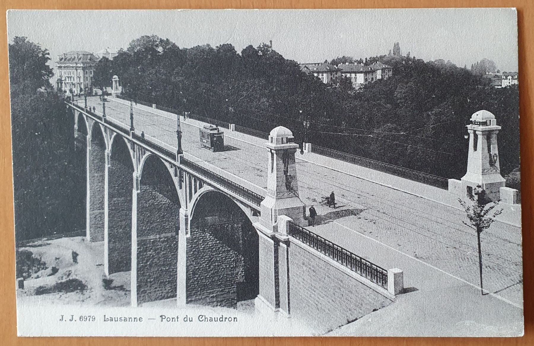 Cartoline postali: Lausanne  - Pont du Chaudron – Usato da Kreuzlingen venduto da Rschweiz1