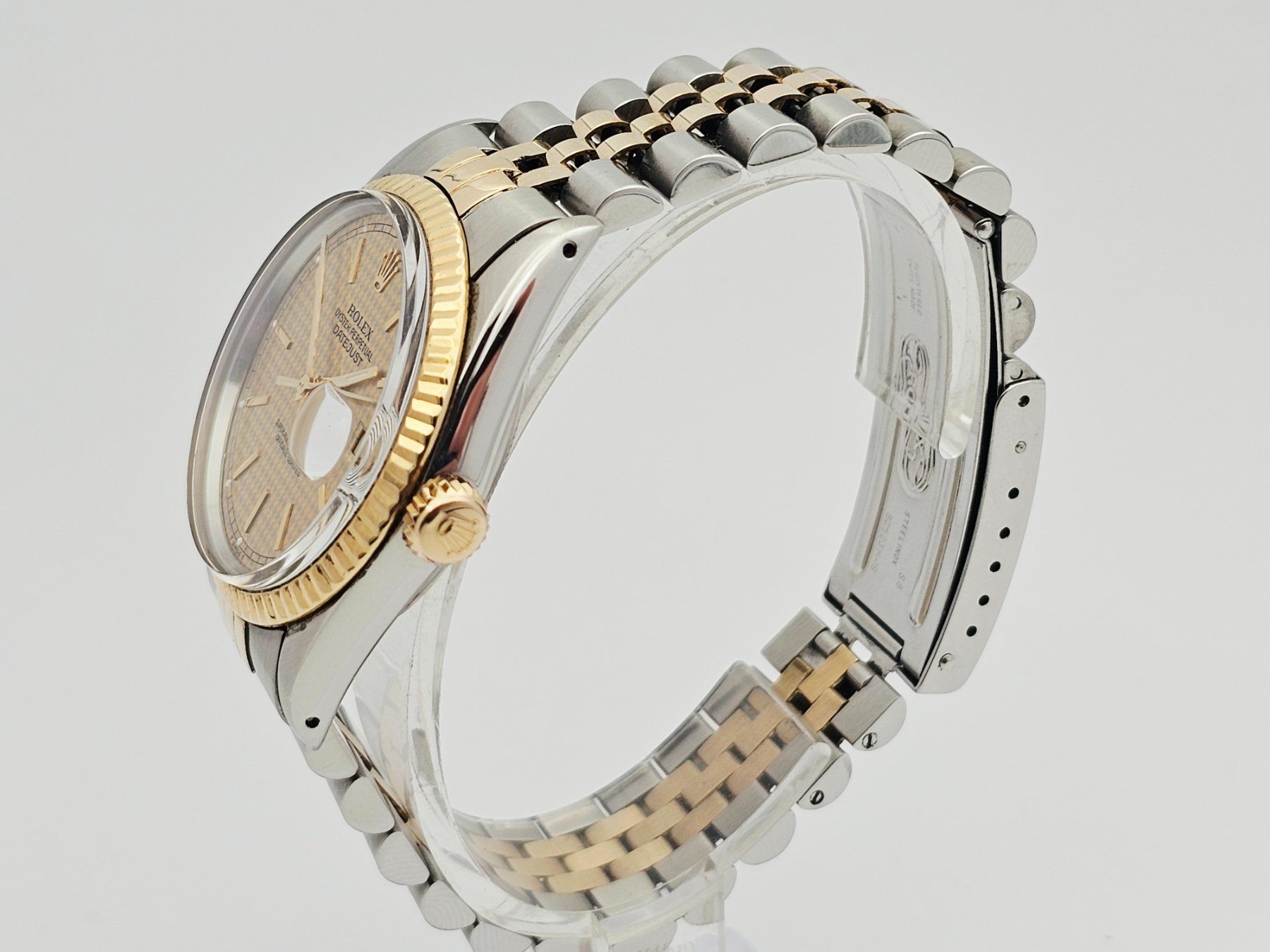 Rolex Orologi: ROLEX Datejust 16013 Stahl / Gold Houndstooth dial – Usato da Bassersdorf venduto da AnkerWatch 2