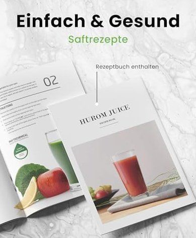 Elettrodomestici da cucina: Hurom Slow Juicer E50ST - Entsafter - Weiss – Nuovo (secondo la descrizione) da Neuhaus SG venduto da LENZ30 5
