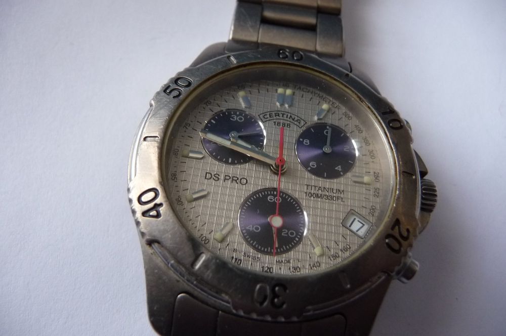 CERTINA DS PROTITANIUM 100M/330 ft CHRONOGRAPH (Gebraucht) in Root für