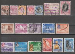 GB : Malaisie Singapore divers 1949-1959