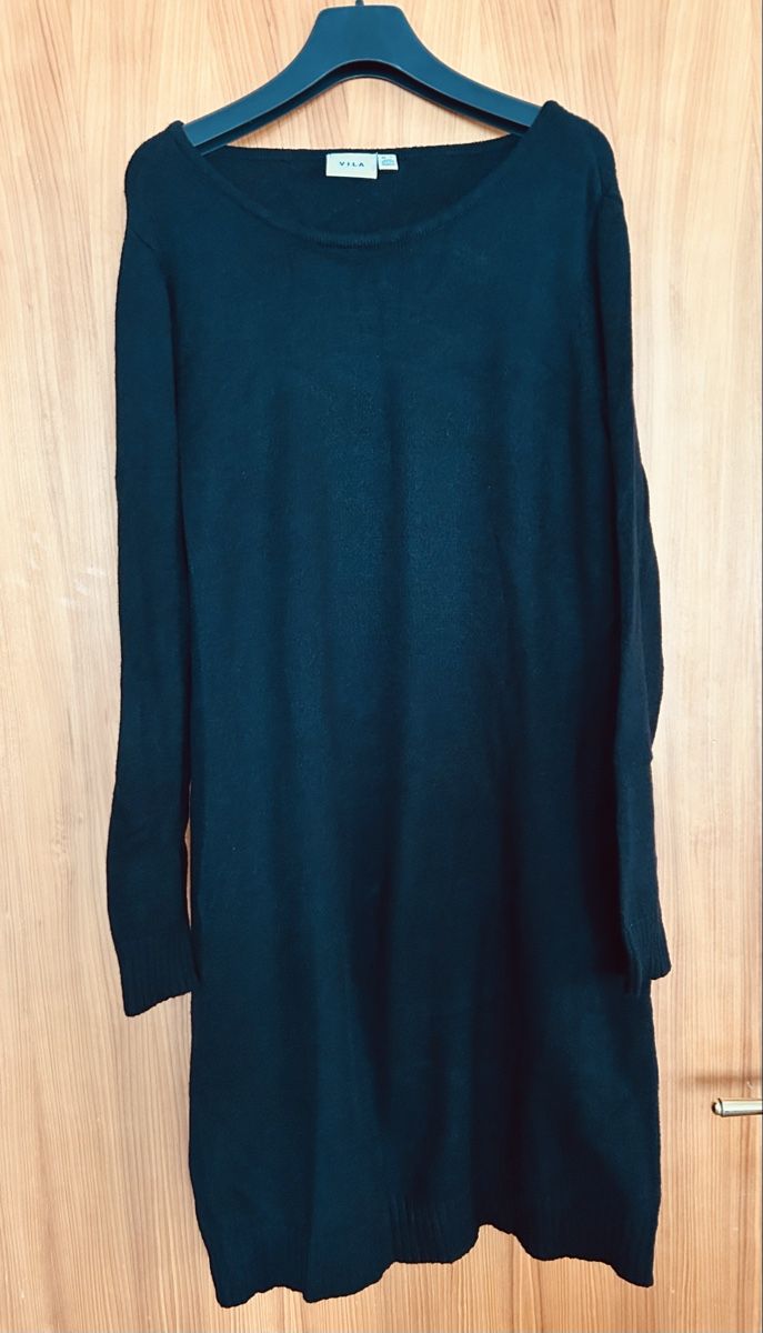 Vila Vestiti: Vila Strickkleid schwarz, Gr. L – Usato da chur venduto da corazon710