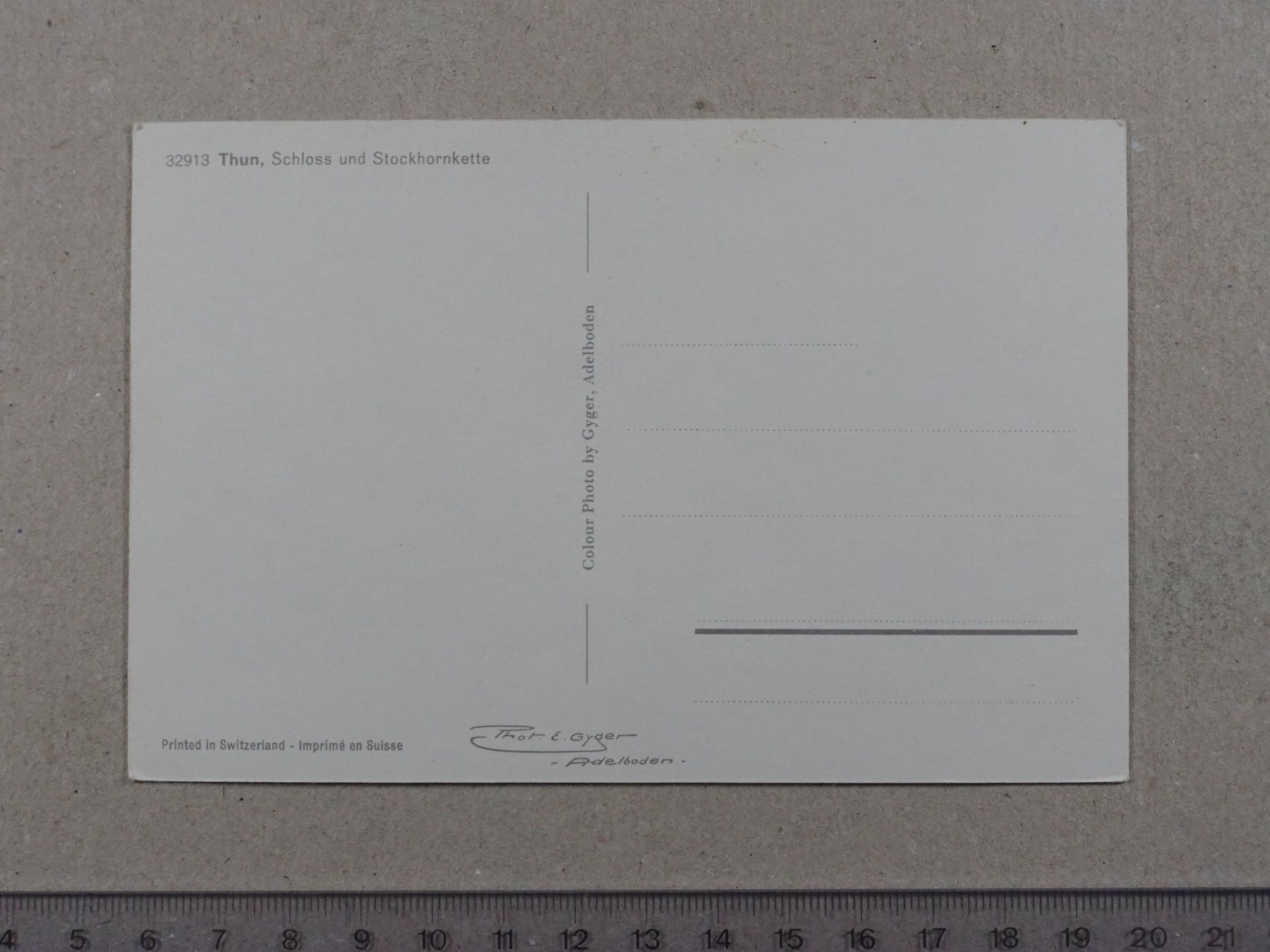 Cartes postales: Thun – D'occasion à Lenzburg par fh1 1
