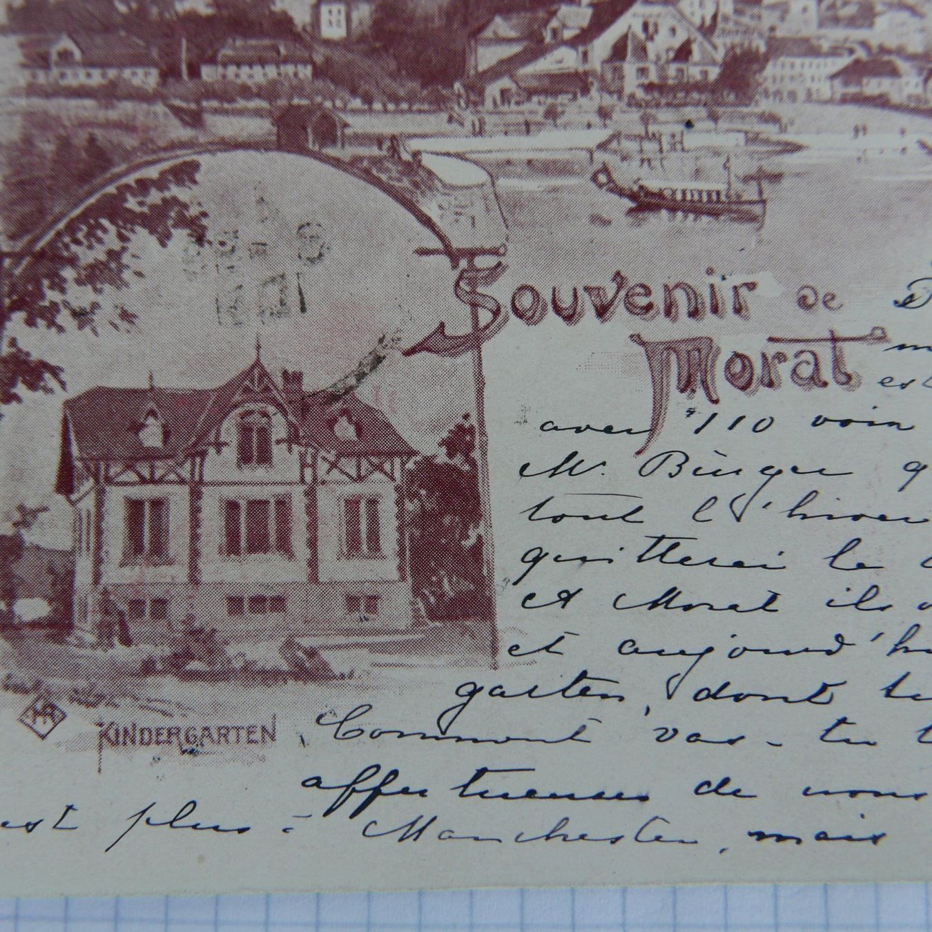 Cartes postales: Souvenir de Morat 1889 – D'occasion à Rotkreuz par nigal 1