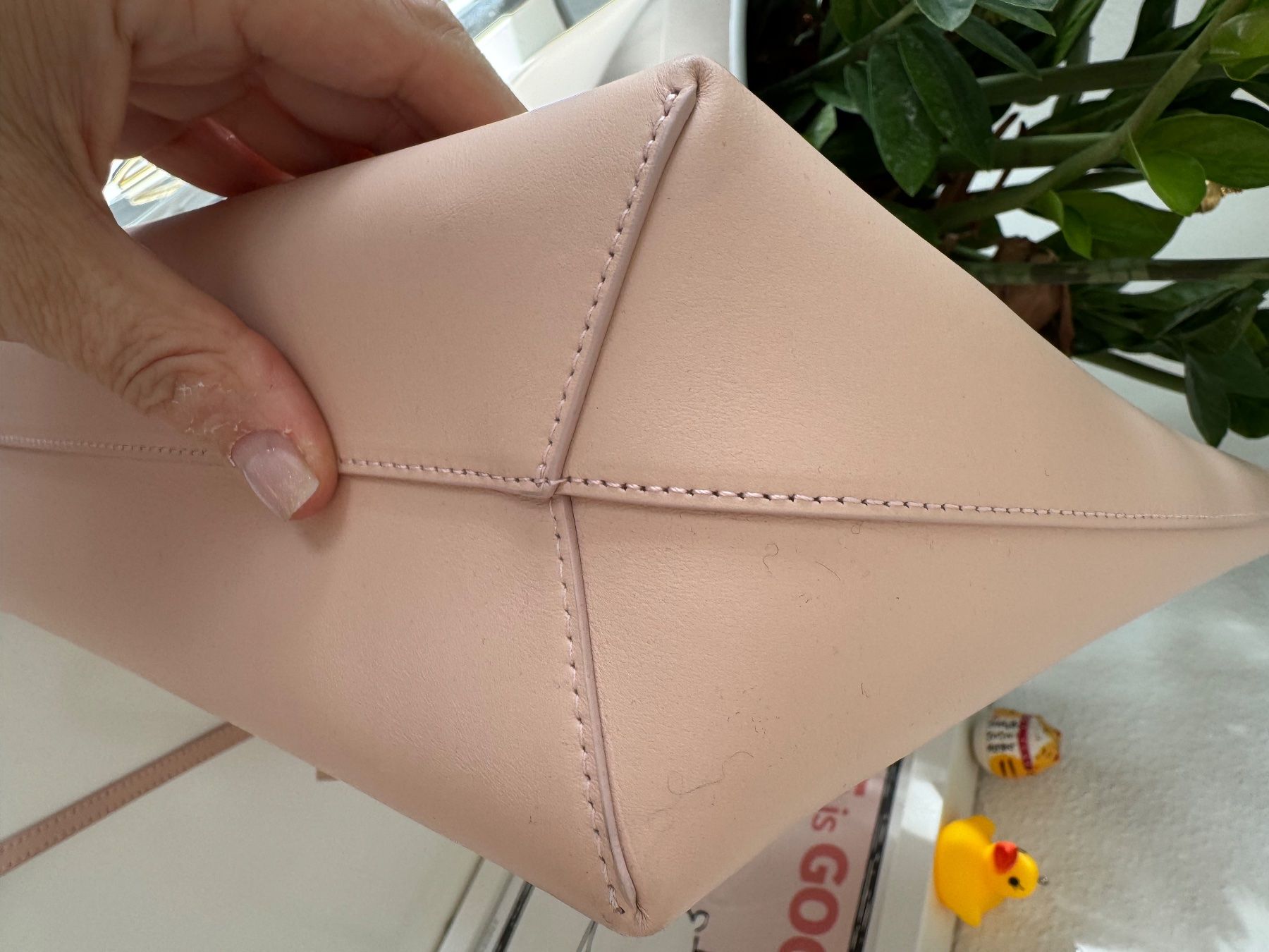 Mansur Gavriel Borse: MANSUR GAVRIEL Small Tote - Blush NP 599 CHF – Usato da Zuerich venduto da Moochie 4