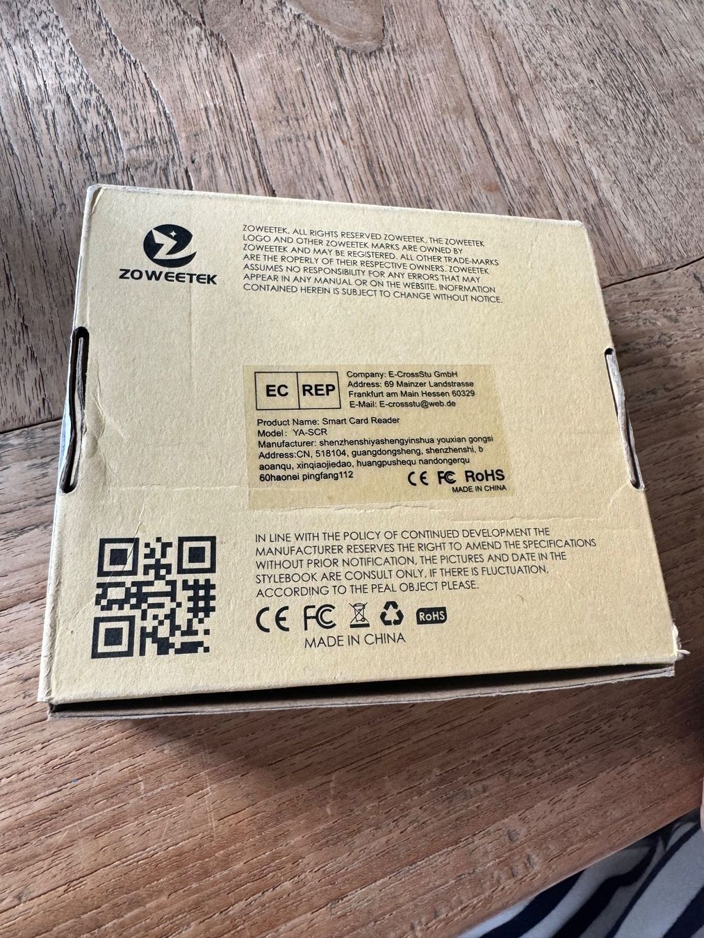 Lecteurs de cartes: Smart Card Reader / Kartenlesegerät – Neuf avec emballage d'origine à Wil SG par Fags8m 2