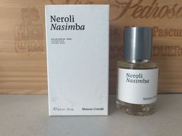 30ml Maison Crivelli Neroli Nasimba niche boxed