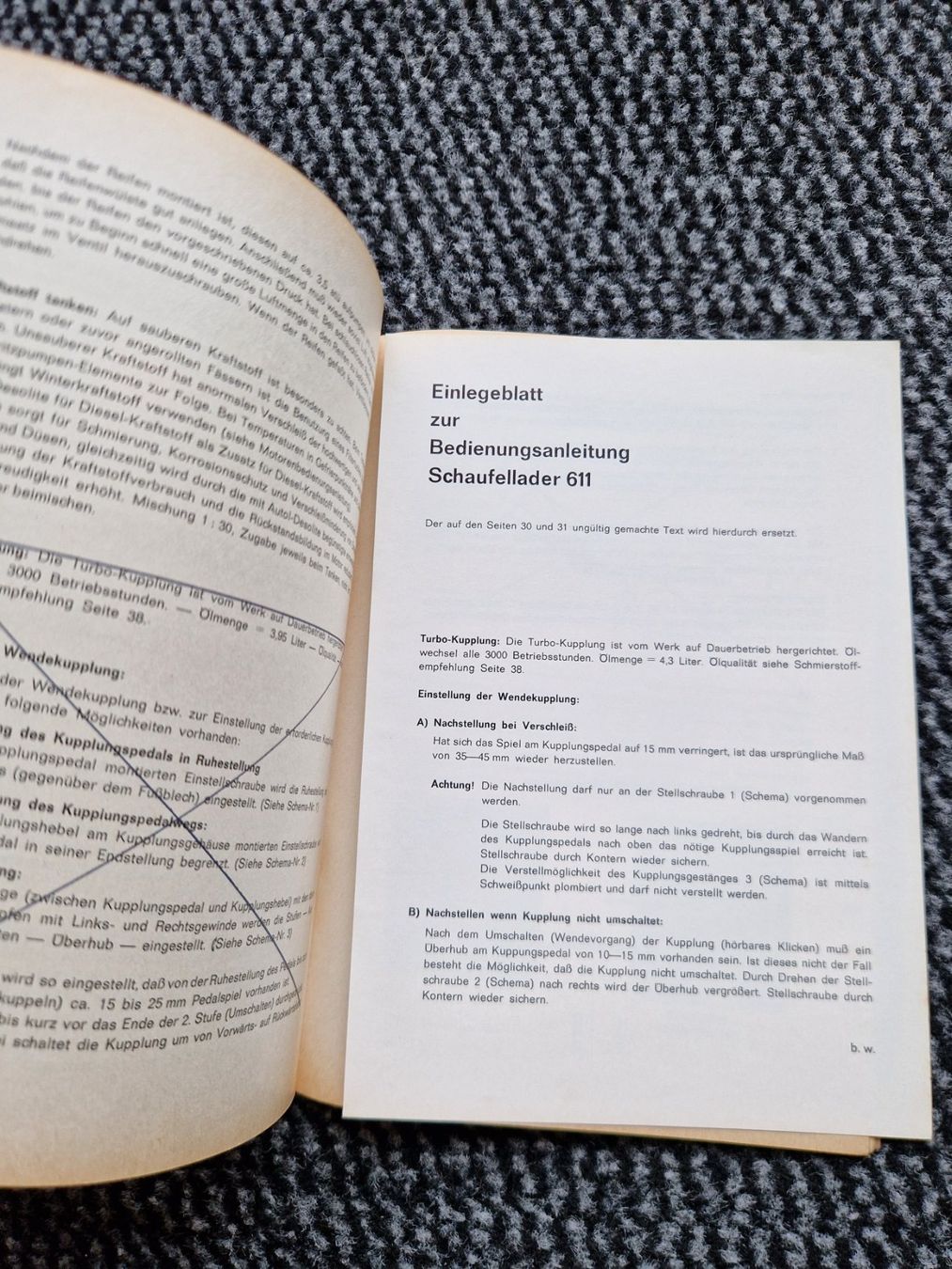 Kramer Trattori: Original Anleitung Kramer Allrad Schaufellader 611 – Usato da Dürnten venduto da Bachtel84 3