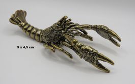 Dekorative - HUMMERFIGUR - aus Messing - 9x4,5cm